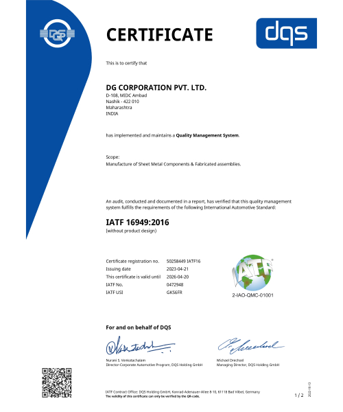 certification